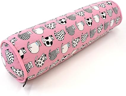 Amazon Co Jp 日本製 洗える 骨盤 スリム ストレッチ クッション ネコ柄 11r 40cm にゃんこ ピンク ホーム キッチン