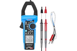 INTENDVISION Inrush Current Meter 1000A Digital Clamp Meter AC/DC Current Volt Amp Ohm Meter Clamp on Multimeter True RMS 6000 Counts NCV VFD LOZ Measures Current Voltage Temperature Capacitance Resistance