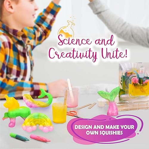 Hula Home Unicorn & Mermaid Squishy Making Craft Kit for Kids 6+
