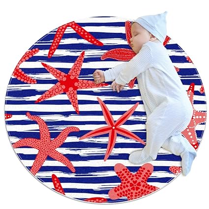 Amazon Com Round Floor Mat Children S Room Play Crawling