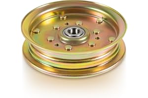88663 Flat Idler Pulley for Bush Hog Power Transmission - 5" Flat Diameter, 5/8" Bore, 5-3/4" Outside Diameter - Compatible w