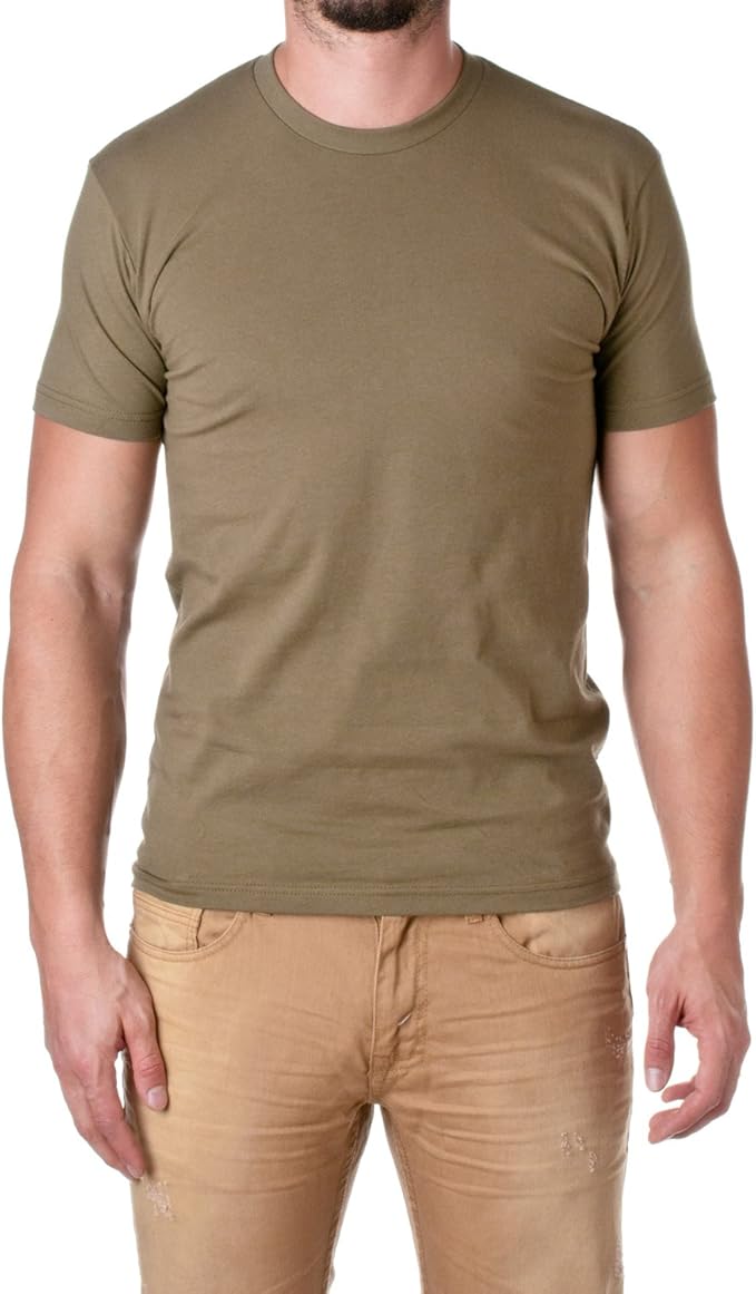 NEXT LEVEL Mens Fitted Tee>XL Military Green 3600 Clothing