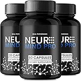 MindPro Capsules, Official MindPro Supplement for Brain Health &amp; Memory Support - Maximum Strength, Advanced Formula Nootropic Pills, All Natural Mind Pro Health Support Reviews (3 Pack)