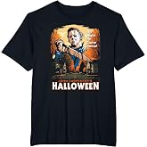 Halloween Mike Myers Haddonfield Illustration Horror Movie T-Shirt