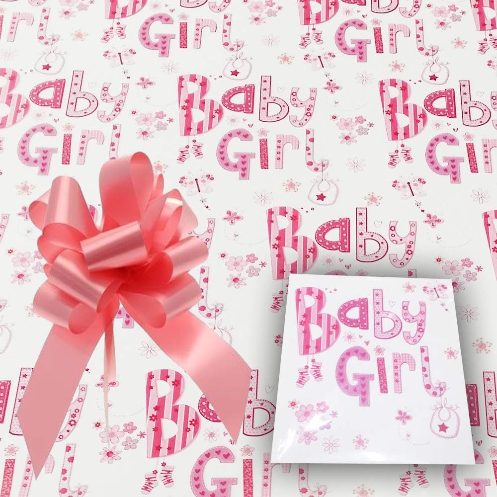 baby girl gift wrapping paper