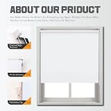 Funky Gadgets White Thermal Blackout Roller Blind 90x165 Easy Fit view 4
