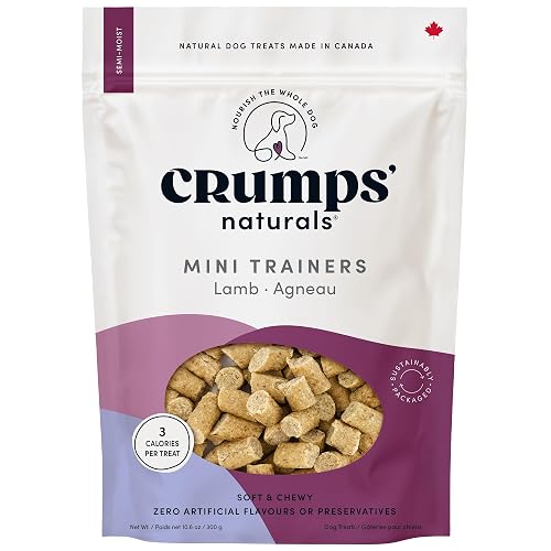 Crumps' Naturals, Mini Trainers Lamb (semi-Moist), 132 g, Dog Treats