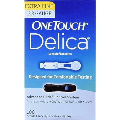 OneTouch Delica Lancets, 33 Gauge, 100 Count