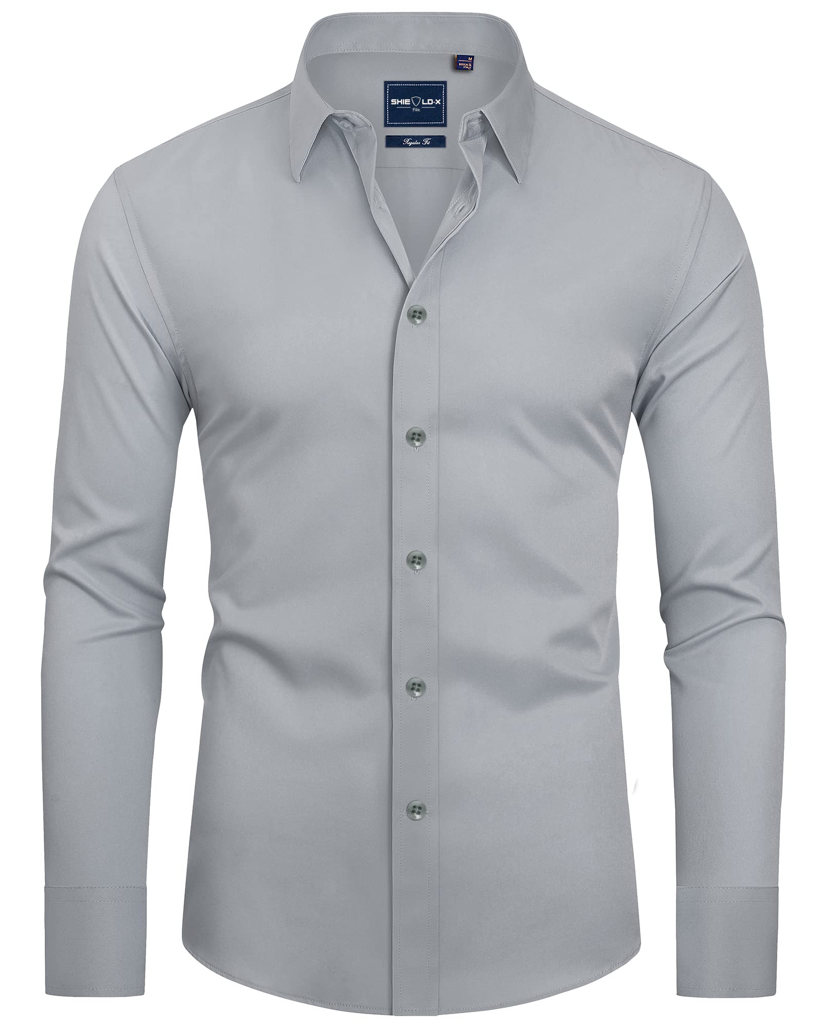 Alimens & Gentle Slim Fit Mens Dress Shirts for Men Button Down Long ...
