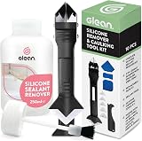 GLEAN Silicone Removal Gel & Tool Kit 10pc 250ml Caulk Finishing Set view 4
