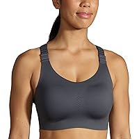 Brooks Dare Cross-Back Zip Bra Magenta/Heliotrope 36DD/E