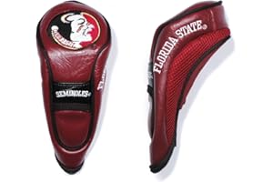 Team Golf NCAA Hybrid Golf Club Headcover, Hook-and-Loop Closure, Velour lined for Extra Club Protection