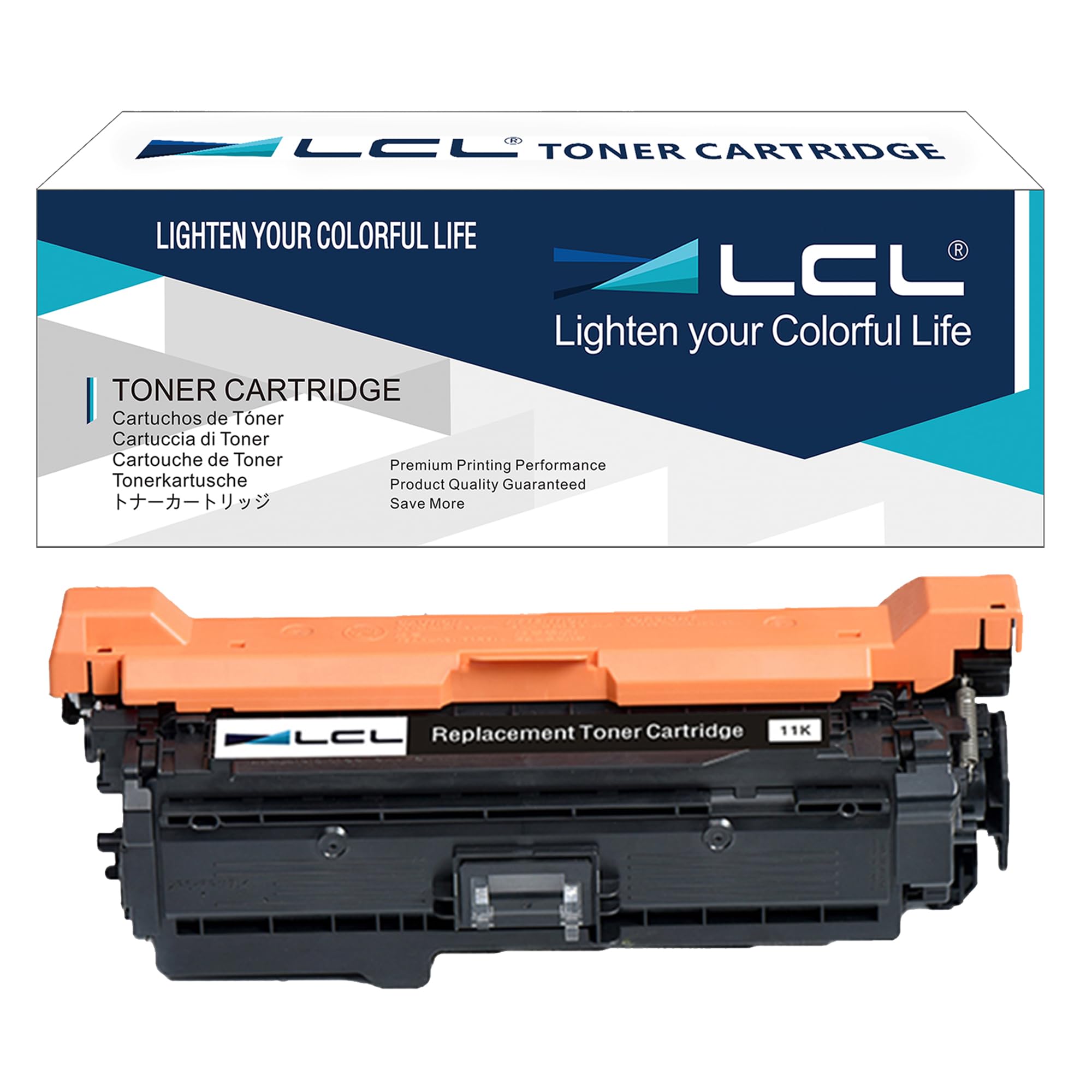 LCL Remanufactured Toner Cartridge 507X 507A CE400X CE400A (1 Black) Replacement for HP Laserjet Enterprise 500 color M551 M551N M551DN M551XH M575f M575c M575dn M570dw
