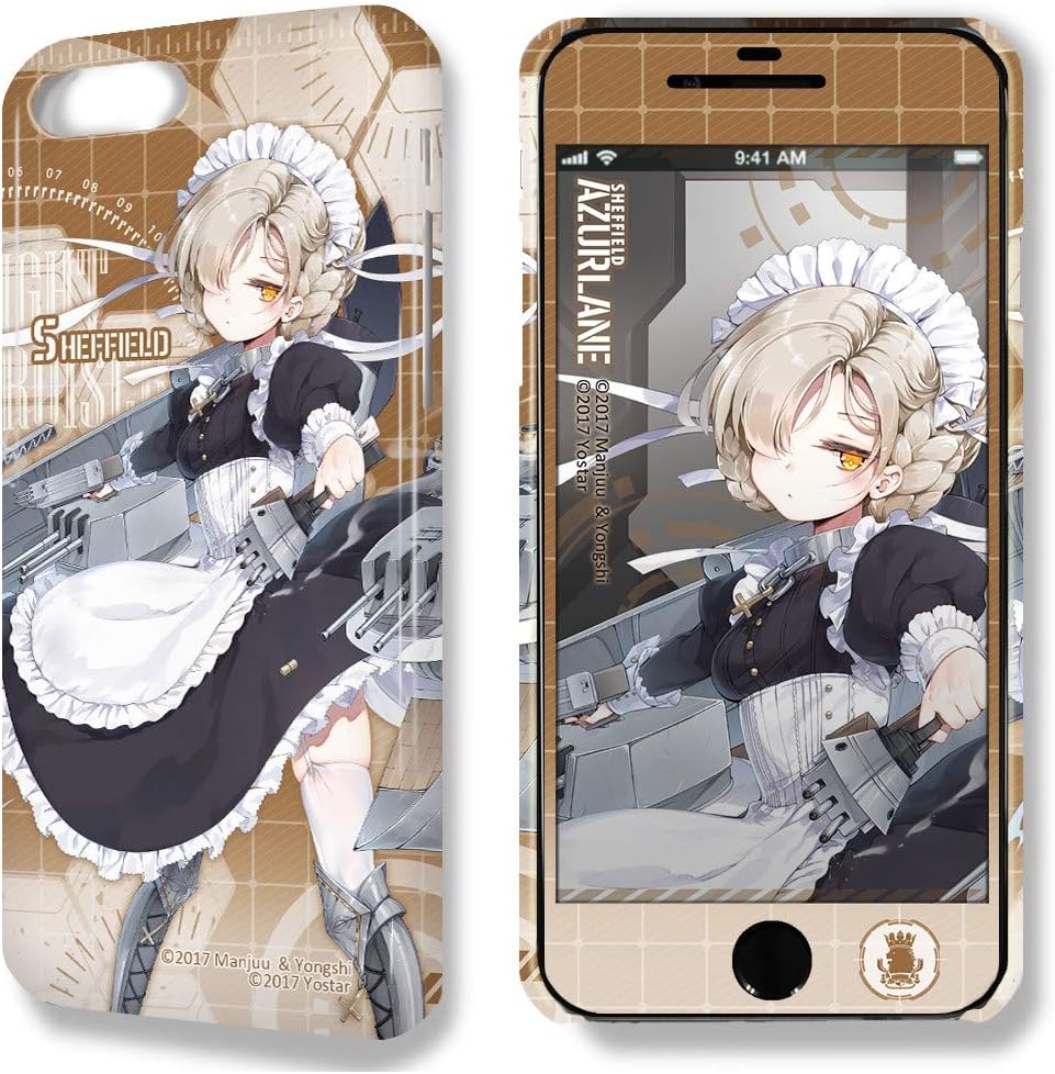 Amazon Co Jp デザジャケット アズールレーン Iphone 7 Plus 8 Plusケース 保護シート Ver 3 デザイン06 シェフィールド ホビー