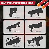 Mlikero Mega Darts Refills 120 Pieces for Mega Guns Red Darts 9.5cm view 4