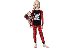 Babyroom Girls Pajamas Matching Doll Pjs Toddler Kids Cotton Sleepwear Christmas Clothes