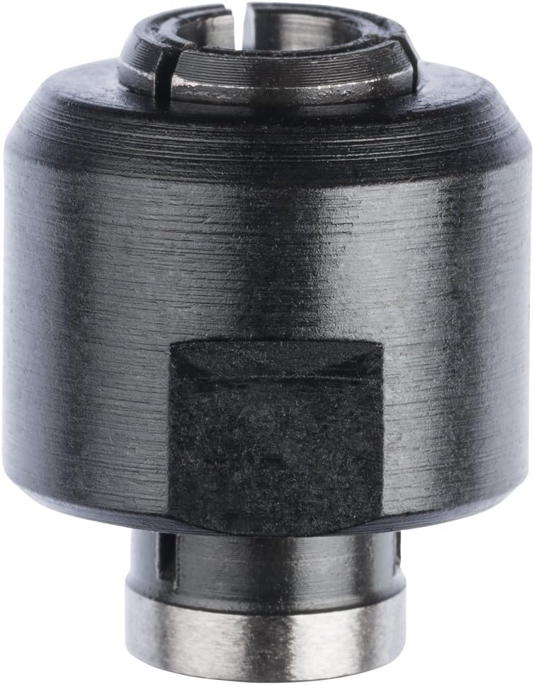 Bosch 1x Collet with locking nut (diameter 1/4'', Accessories for Straight Grinders), Stainless Steel, 1/4 inches