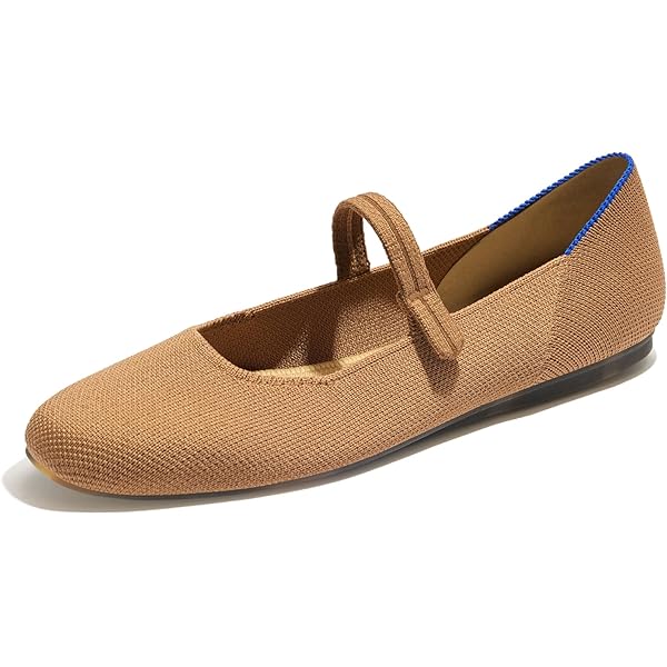 Zapatos Mary Jane De Ante Hechos A Mano Para Mujer, Planos Clásicos De Cuero Con Punta Cuadrada Y Tira En El Tobillo, Estilo Ballet De Tacón Bajo En Negro O Beige