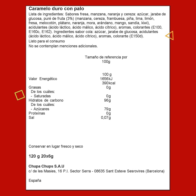 Mini, Caramelo con Palo, Sabores Variados, Bolsa 30 uds