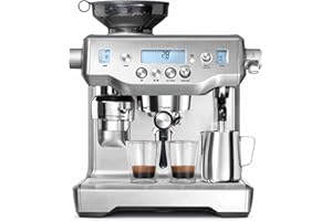 Breville Oracle Espresso Machine BES980XL, Brushed Stainless Steel