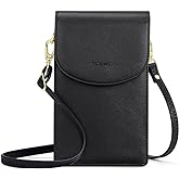 nuoku Crossbody Phone Bag for Women, Mini Crossbody Purse, Small Phone Wallet Crossbody with Removable Card Holder