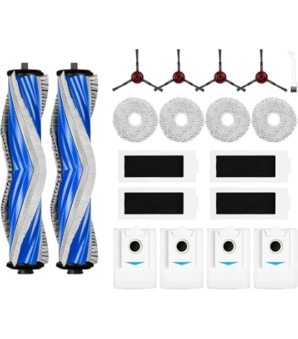 Electropan Lot de 2 supports pour balai à franges Ecovacs Deebot T30S/T30S PRO/T30S AI/T30S COMBO/T30S Care/Yeedi M12 Pro