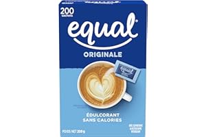 EQUAL 0 Calorie Sweetener, Sugar Substitute, Zero Calorie Sugar Free Sweetener Packets, Sugar Alternative, 200 Count