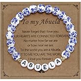 AHAETH Abuela Gifts Bracelet for Women from Grandchildren Best Grandma In Spanish New Abuela Bracelet