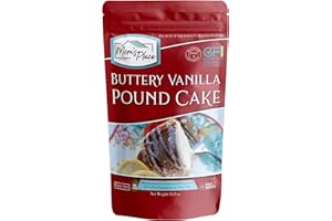 Mom's Place Gluten-Free Buttery Vanilla Pound Cake Mix, Nut Free, Dairy Free & Soy Free, Makes 12 Servings, Easy to Prepare 15.3 oz