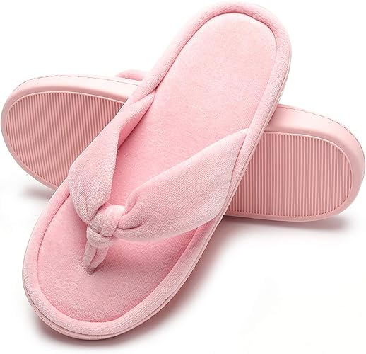 memory foam flip flop slippers