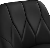 Yaheetech Modern Barstools Set of 2 Height Adjustable Swivel Black view 9