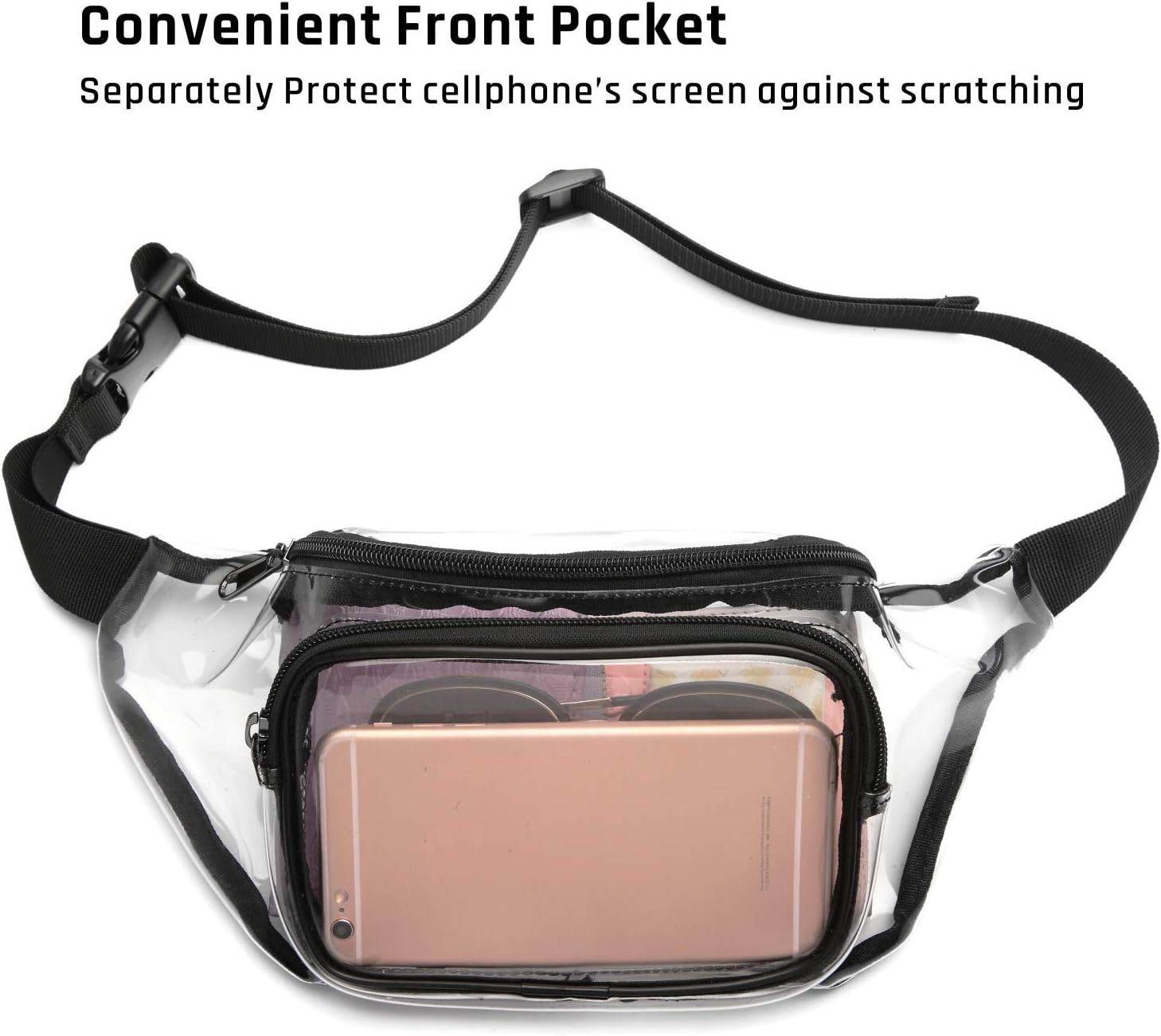 clear waterproof fanny pack