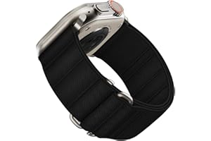 Suitisbest Sport Bands Compatible with Apple Watch Ultra Band 49mm 46mm 45mm 44mm 42mm 38mm 40mm 41mm Men Women, Stretchy Nylon Sport Loop Strap with S-Hook for iWatch Series 10 Ultra SE 9 8 7 6 5 4 3