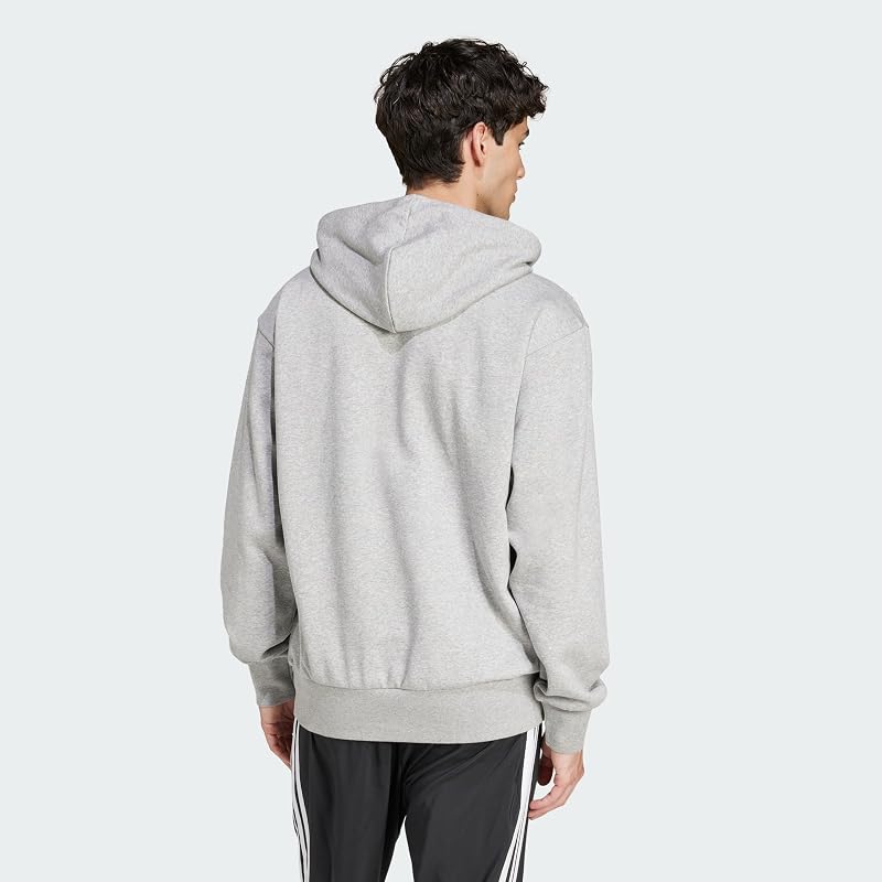 Home's Essentials FEELCOZY Fleece Hoodie, Cinzento Médio Heather/Preto, M — foto 5 de 5