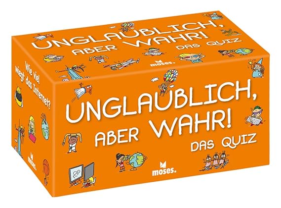 moses. Unglaublich, aber wahr! Das Quiz | Kinderquiz | Für Kinder ab 8 Jahren