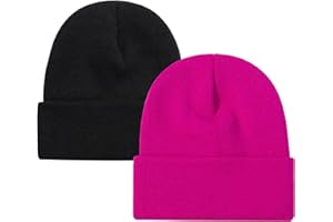 Ruqizhi Beanie Hats for Men Women Slouchy Beanie Hats Winter Knit Cuffed Beanie Soft Hat