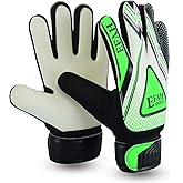 EFAH SPORTS Soccer Goalie Goalkeeper Gloves for Kids Boys Children Football Gloves with Strong Grips Palms