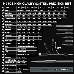 STREBITO Electric Screwdriver 155 in 1 Mini