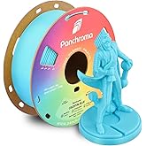 Polymaker Panchroma Celestial PLA Filament, Celestial Blue 1.75mm 3D Printing Filament, Shiny Glittering 3D Printer PLA Filament, Fit Most FDM 3D Printers, 1kg Spool (2.2lbs)