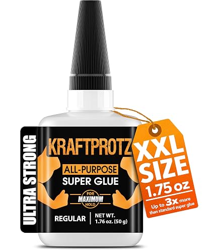 2-Pack Oily Mighty Instant Glue – High Strength Waterproof Adhesive For Metal, Plastic, Wood