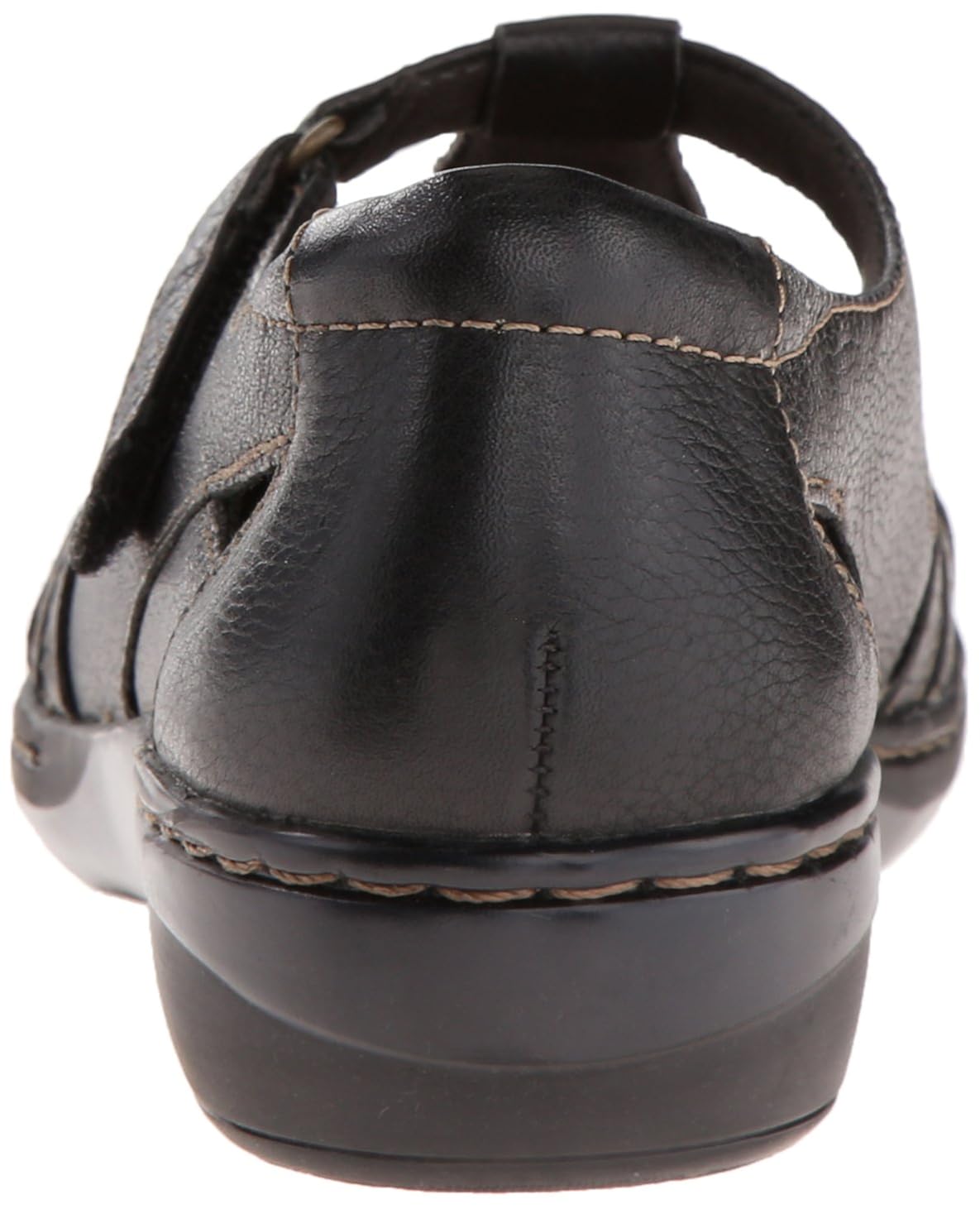 clarks women's evianna doyle fisherman sandal black 6 b(m) us