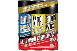 Maxima 70-749203-3PK Chain Wax Ultimate Chain Care Aerosol Combo Kit, (Pack of 3)