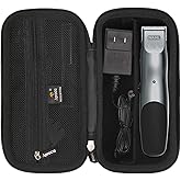 Aproca Hard Case Compatible with WAHL Groomsman Corded Cordless Beard Trimmer Grooming Kit, Storage Portable Bag (Case Only)