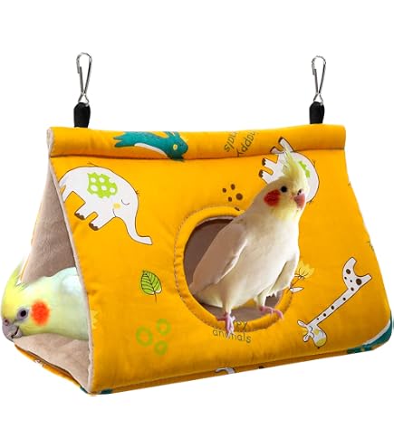 Vogelnest Hängematte Aus Plüsch – Käfigzelt Für Papageien, Sittiche & Kleine Vögel