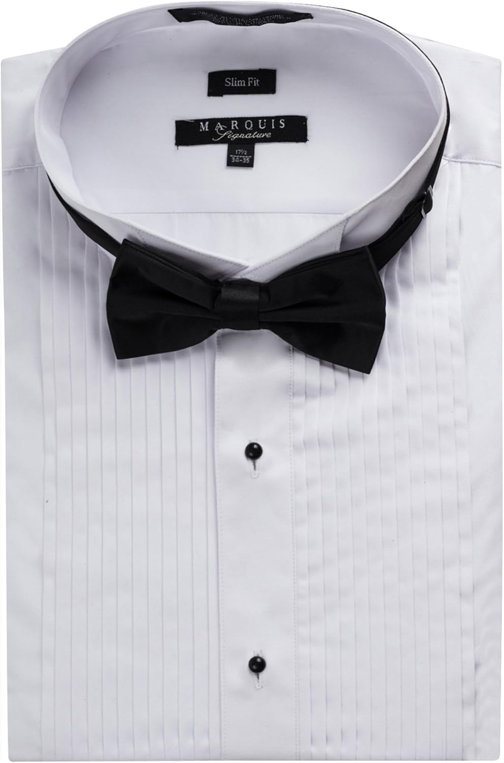 slim fit bow tie shirt