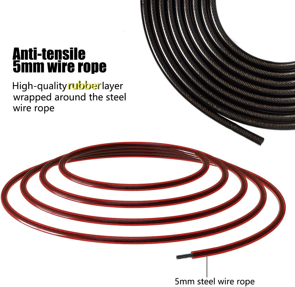 SOLSOULAB Jump Rope for Workout, Premium Quality with Self-Locking Adjustable Design, Skipping Rope for Fitness, Boxing Jumping Rope for Women and Men : Sports & Outdoors