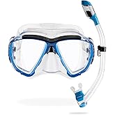 Cressi High Performance Snorkeling Kit - Adult Diving Mask and Snorkel - Big Eyes & Supernova Dry- Designed in Italy