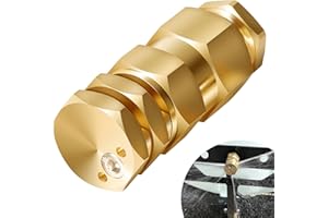 USSURAY Brass 6541-01-CSK Half &Full Boomless Broadcast Nozzle 50 Feet Fits for 90 and 180 Degree Spraying 10 Orifice