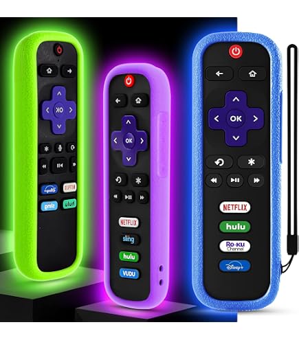 Roku Fernbedienungshülle – Silikon, Glow In The Dark, Passt Auf Viele Roku Remotes