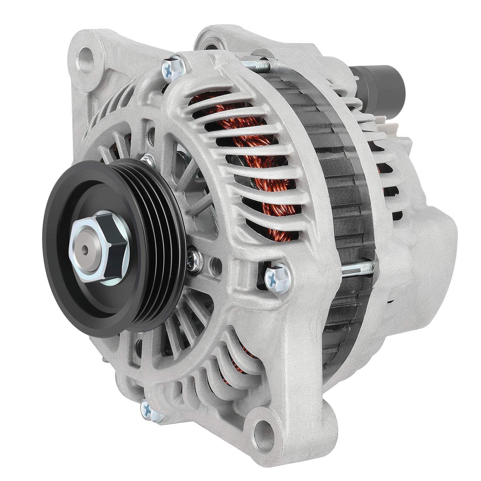 Photo 1 of New Alternator Fit for 2006 2007 2008 2009 2010 for Chrysler PT Cruiser 2.4L, Replace OE 11230,AMT0150,A2TG0791,5033343AA,A2TG0791, A2TG0791ZC
